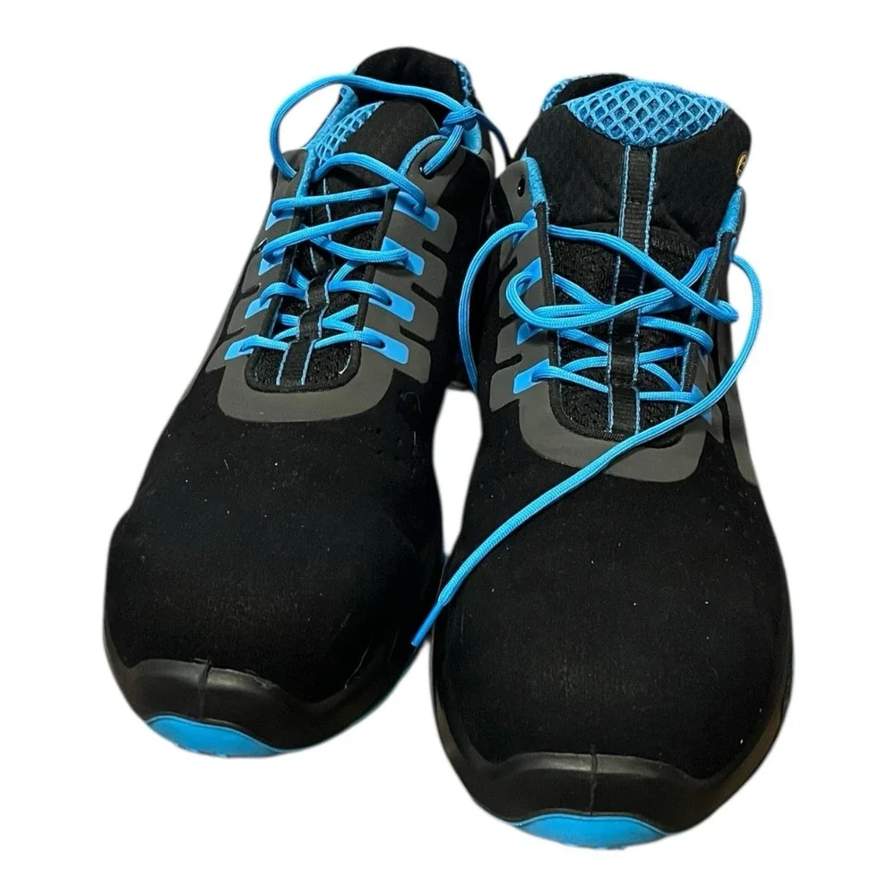 Size 47 Men's Steitz Secura VD PRO 1400 FORD Black/Blue Safety Shoes‎ Hard Toe